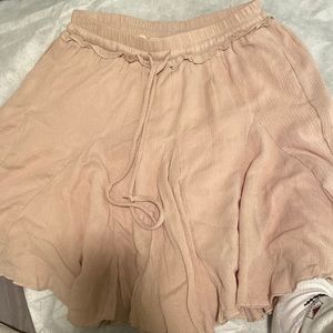 blush summer shorts